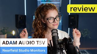 Adam Audio T5V Audio Monitors Review and Testing [upl. by Amikay]