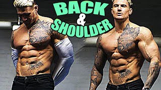 Try This Mass Building BackShoulder Workout [upl. by Nosnehpets]