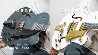 Which guitar do you like better  Gretsch and Ibanez acoustic sounds [upl. by Sofia453]