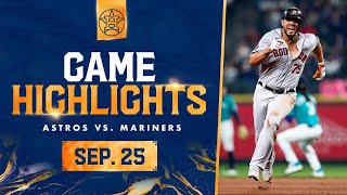 Astros vs Mariners Game Highlights 92523  MLB Highlights [upl. by Sower]