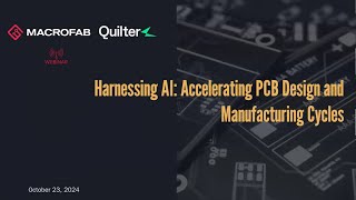 Harnessing the Power of AI Accelerating PCB Design and Manufacturing Cycles [upl. by Ennaisoj]