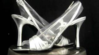 Nine West Accolia Sandal In Silver Kidskin Leather [upl. by Tolman]