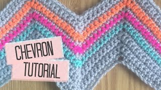 CROCHET Chevron tutorial  Bella Coco [upl. by Hurff562]