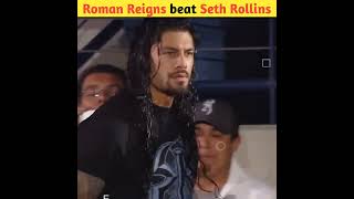 Roman Reigns interrupts Seth Rollins shorts wwe [upl. by Proffitt]