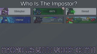 AMONG US WITH VOICE CHAT LIVE [upl. by Burgwell]