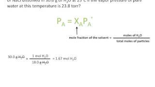 Raoults Law and Vapor Pressure Chemistry Tutorial [upl. by Yelsa143]