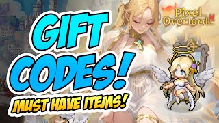 5 Gift Codes Essential Items  Pixel Overlord 4096 Draw [upl. by Ahsinrev636]