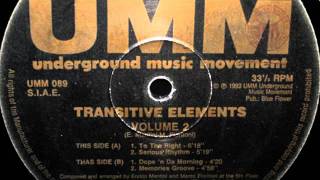 Transitive Elements Vol2  To The Right [upl. by Dex]