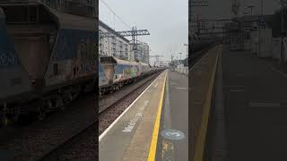 Rare double header class 5966 freighter working at Hayes and Harlington [upl. by Lema]