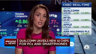 Qualcomm announces two new AI chips for PCs and smartphones [upl. by Maurita]