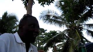 Jacmel Haiti  Dinner at Peace of Mind hotel [upl. by Dnartreb657]