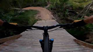 Mountain Biking Highlights around Crystal Bridges Trail System  Bentonville AR [upl. by Esorrebma]