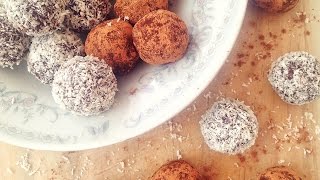 TRUFAS DE CHOCOLATE VEGANAS  fáciles [upl. by Vanni]