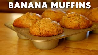 Easy Banana Muffins [upl. by Olivette83]