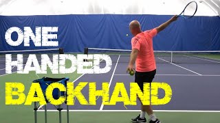 One Handed Backhands Made EASY [upl. by Filahk]