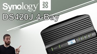 Synology DS420j Affordable 4 Bay NAS Drive [upl. by Ralyks584]