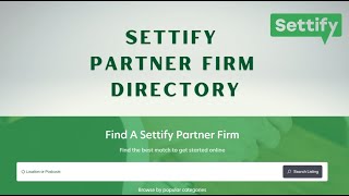 Settify Partner Firm Directory [upl. by Bagger]