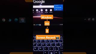 Screen Recording😲 without Any 🙅‍♂️Application ✌️😏 Part6 Window shortcutkey screenrecord window8 [upl. by Ahsienak49]