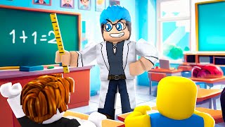 I BUILT A SCHOOL AND BECOME A TEACHER  ROBLOX  School Tycoon [upl. by Alleacim]