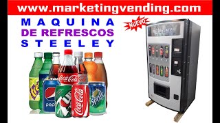 MAQUINA DE REFRESCOS STEELEY [upl. by Drallim308]