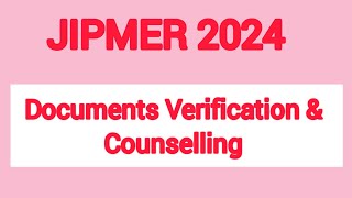 Jipmer Counselling DetailsBsc NursingAllied Health Science 2024 [upl. by Dong832]