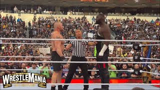 Omos vs Brock Lesnar Full Match  Wrestlemania 39 [upl. by Xela]