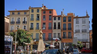 PERPIGNAN  Old Town Walking Tour [upl. by Avah]