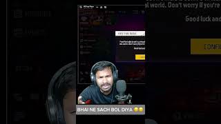 Sach bol diya bhai ne freefireshorts [upl. by Astto714]