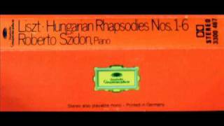 Roberto Szidon Rapsodia Maghiară  Hungarian Rhapsody Nr 6 Liszt 1973 DG [upl. by Yrak677]