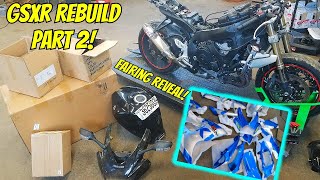 Rebuilding a WRECKED 2006 GSXR 600 Part 2 Color Scheme Reveal [upl. by Tavis]