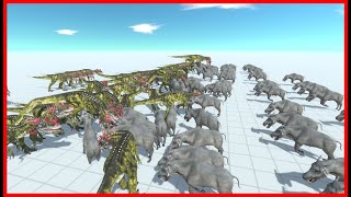 35x CRYOLOPHO VS 60x DAEODON  ANIMAL REVOLT BATTLE SIMULATOR [upl. by Sullivan384]