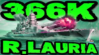 R Lauria drückt 366K DMG  im quot300K Clubquot ⚓️ in World of Warships 🚢 worldofwarships [upl. by Hayn]