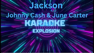 Jackson  Karaoke  Johnny Cash amp June Carter Cash karaoke [upl. by Llerrit]