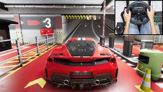 Ferrari 488 Pista  Test Drive Unlimited Solar Crown  Logitech g923 gameplay [upl. by Chen]