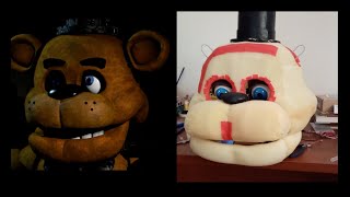 making a real freddy fazbear Part 9 fnaf animatronic robot freddyfazbear [upl. by Crofoot]