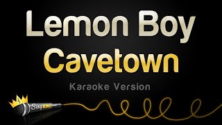 Cavetown  Lemon Boy Karaoke Version [upl. by Ydne]