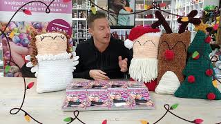 Pera amp Pasha TV Ozzy Crochet Christmas Pillows [upl. by Aikahc]