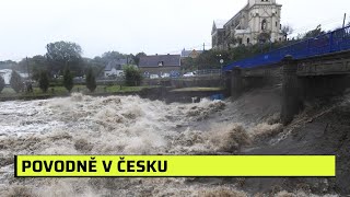 Extrémní povodeň na Jesenicku Oblast je zcela odříznutá silnice jsou neprůjezdné [upl. by Turtle]