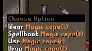 Testing updated Magic Skillcape [upl. by Hanala]