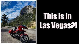 COOLER TEMPS in LAS VEGAS Mt Charleston on a Motorcycle in the Heat of Summer [upl. by Eanej353]