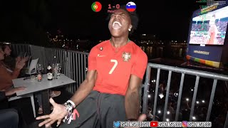 Portugal 🇵🇹 vs Slovenia 🇸🇮 EUROS irl [upl. by Nord]