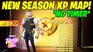 SEASON REMIX Fortnite XP GLITCH Map to LEVEL UP FAST in Chapter 5 Season 5 NO TIMER [upl. by Calvert933]