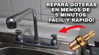 COMO REPARAR LLAVE DE FREGADERO GRIFO [upl. by Valora104]