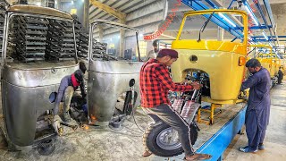 A rickshaw factory that manufactures the best quality rickshaws across Asia [upl. by Thenna]