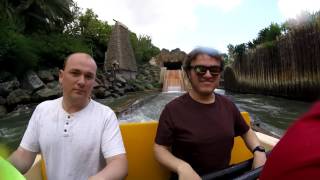 Tutuki Splash OnRide POV PortAventura World 60FPS [upl. by Ziana597]