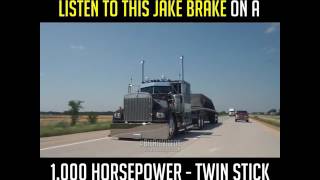 1979 Kenworth Jake Brake Sounds Satisfying [upl. by Eleirbag]