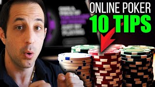 10 Tips to CRUSH ONLINE POKER in 2024 [upl. by Blatt]