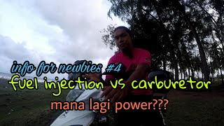 FUEL INJECTION VS CARBURETOR  MANA LAGI PADU [upl. by Kimberlee]