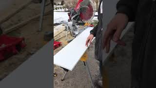 Installing stair fascia stair skirting 1 [upl. by Bunch493]