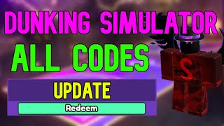 ALL Dunking Simulator CODES  Roblox Dunking Simulator Codes July 2023 [upl. by Sivad346]